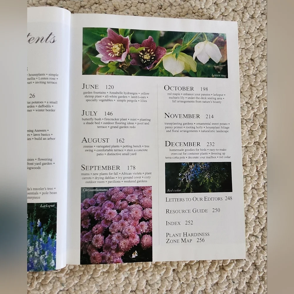 Southern Living 1999 Garden Annual Book Hardcover 256 pages
